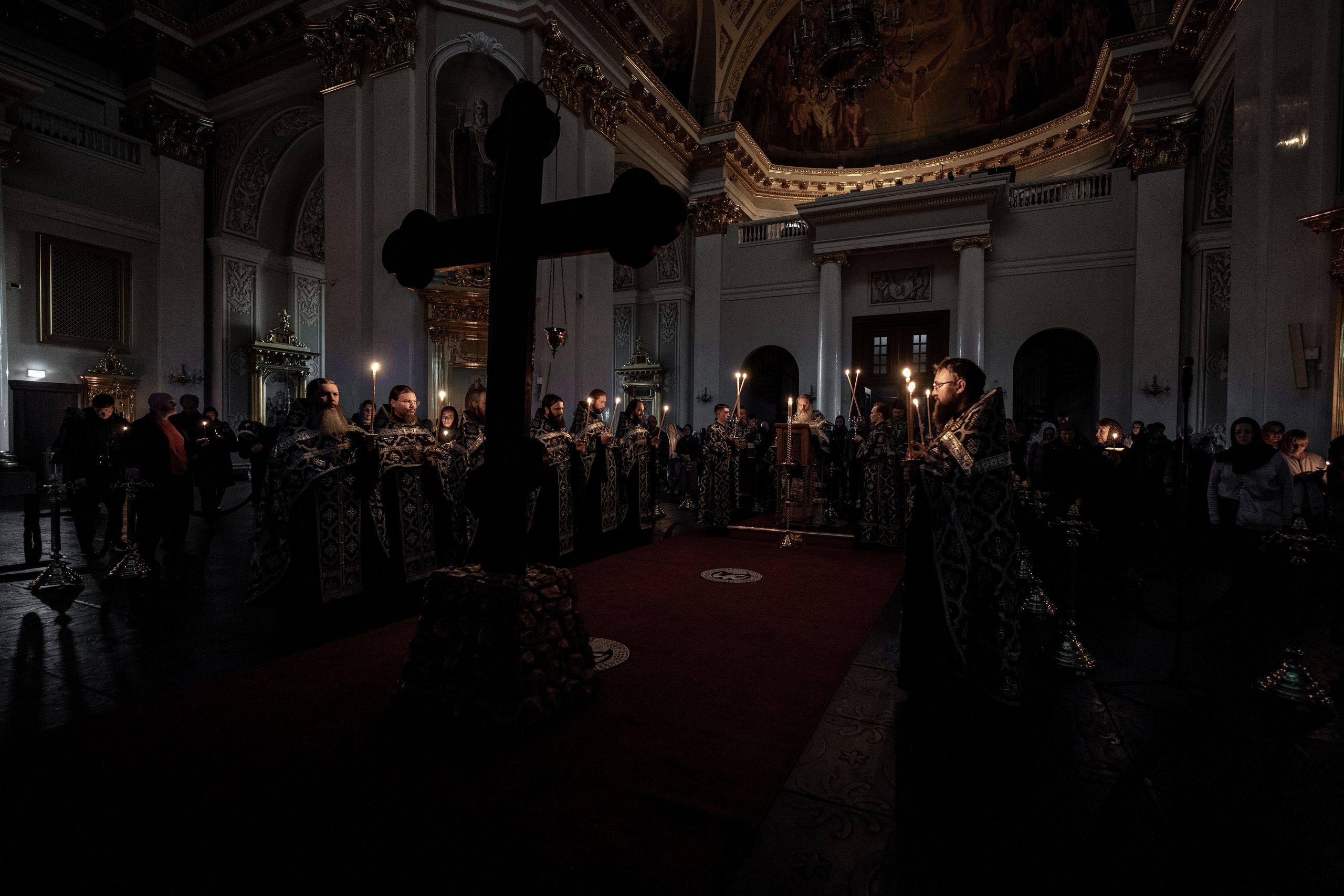 Митрополит Кирилл совершил первую в этом году Пассию в Казанском кафедральном соборе